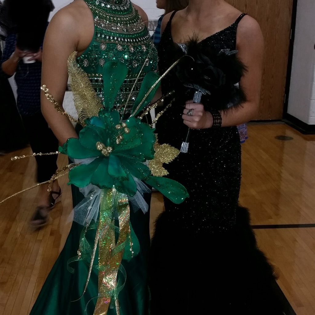 Sherri Hill Emerald Green Dress